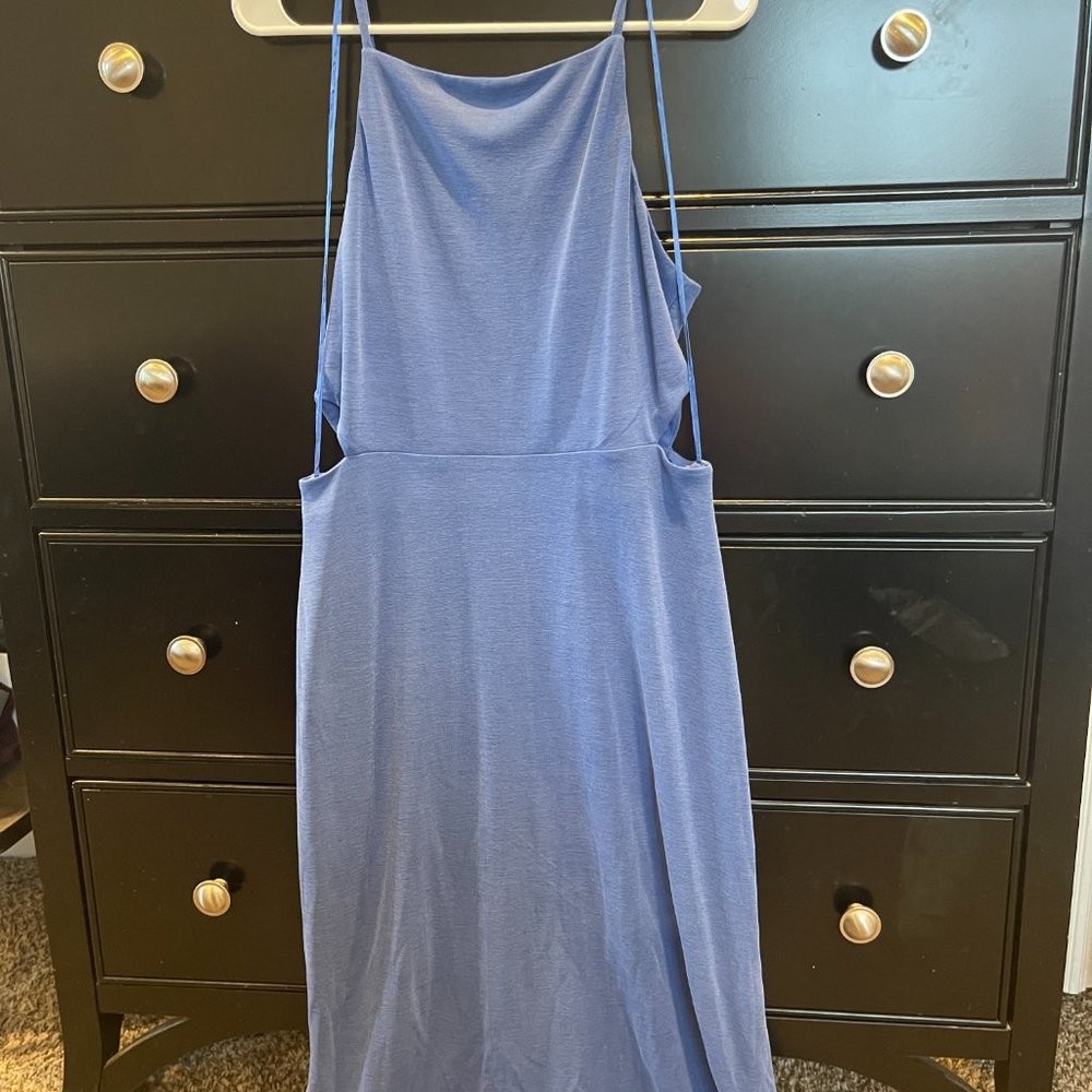 Topshop Cut-out Midi Dress - Size US 8